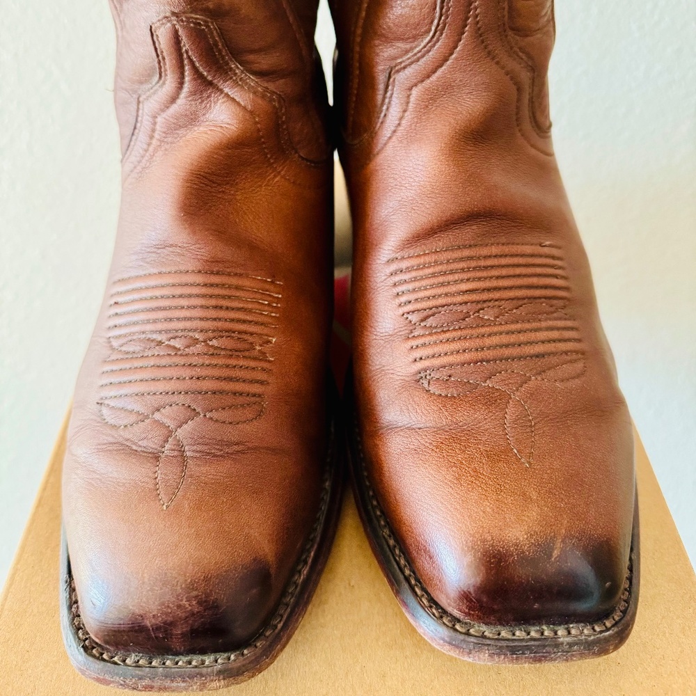 Cowhide Cowboy Boots by Tecovas (9.0 EE-Wide)